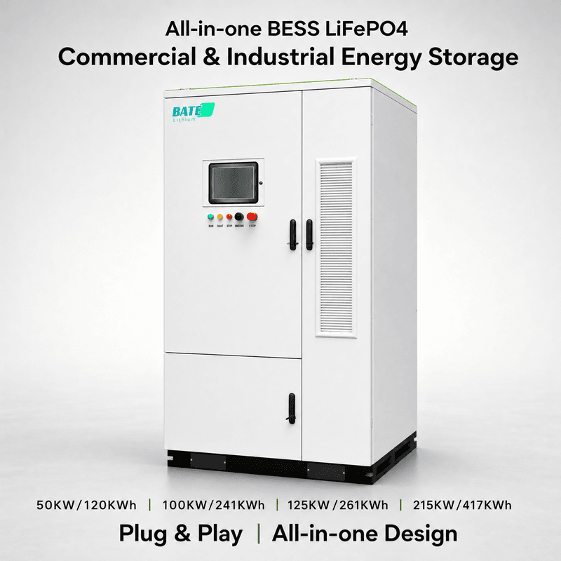 BESS Tích Hợp LiFePO4 50kW~215kW - 1